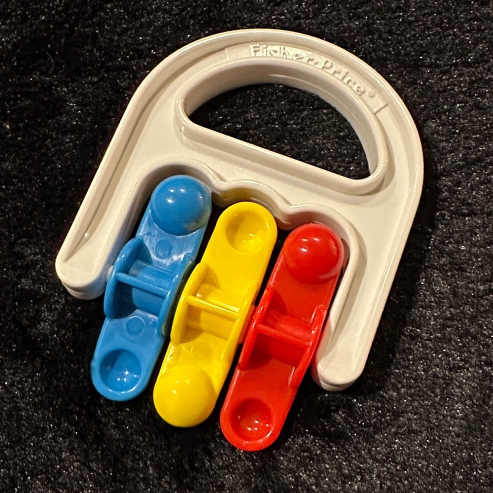 Vintage 90s Fisher Price Baby Flip Spinner 1479 toy